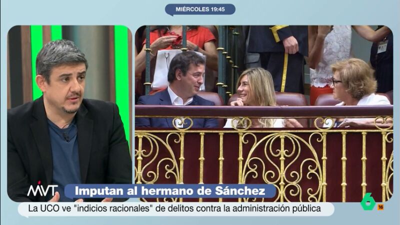 Alfonso Pérez Medina, sobre el caso del hermano de Sánchez: "Se repite el mismo patrón que en el de Begoña Gómez"