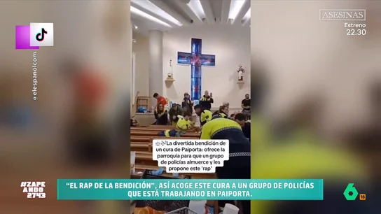 'El rap de la bendición', así acoge este cura a un grupo de policías que está trabajando en Paiporta 'El rap de la bendición', así acoge este cura a un grupo de policías que está trabajando en Paiporta
