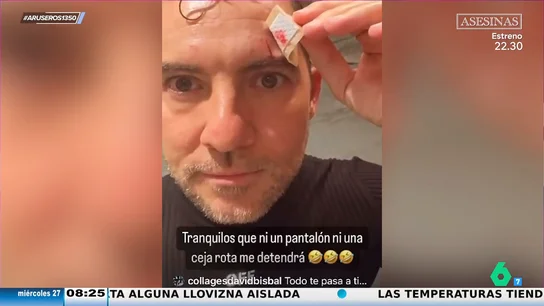 El vídeo de David Bisbal sangrando tras abrirse la ceja: "Duele, tendré que pedirle consejo a Topuria" El vídeo de David Bisbal sangrando tras abrirse la ceja: "Duele, tendré que pedirle consejo a Topuria"
