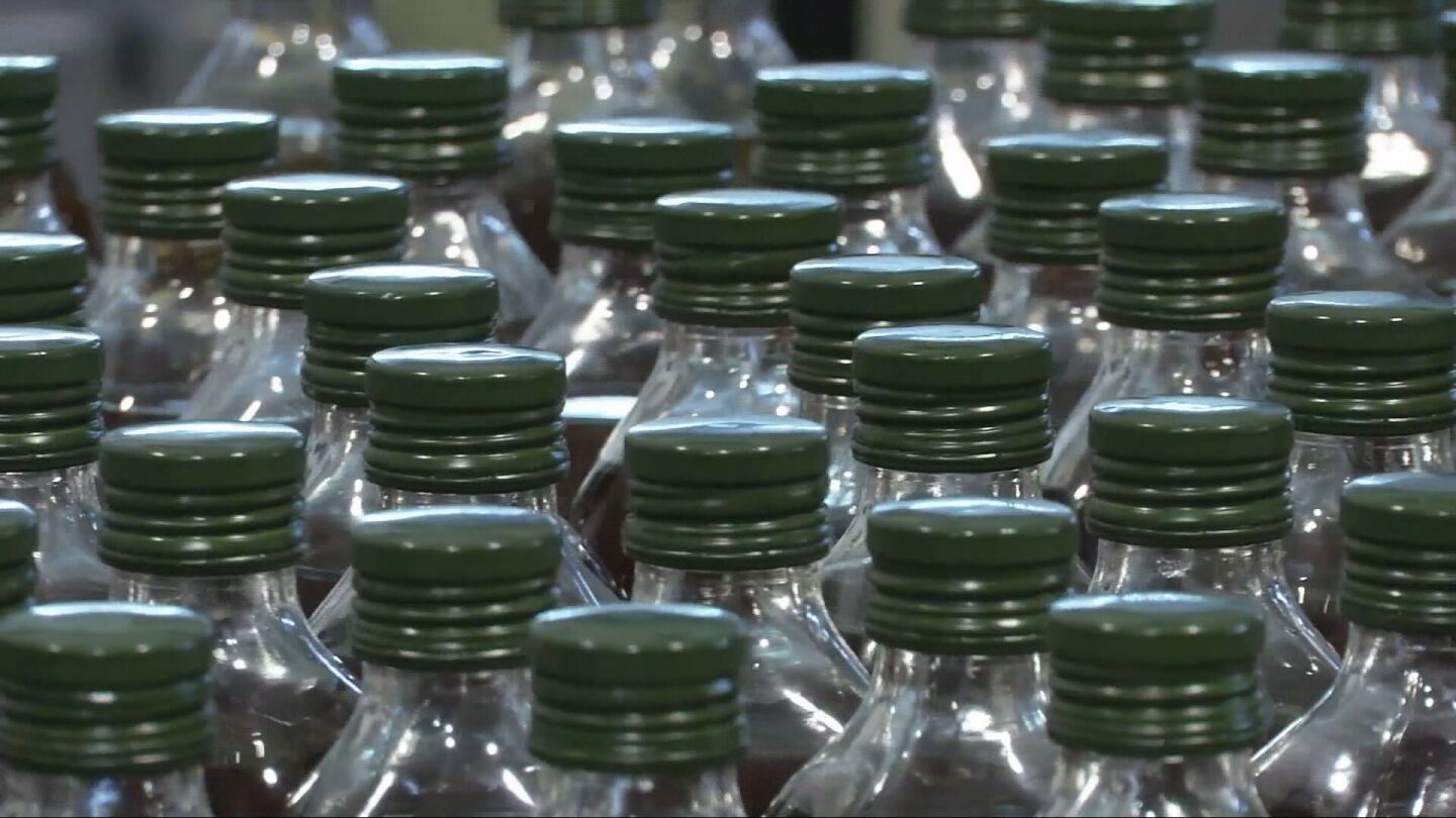 Botellas de aceite de oliva