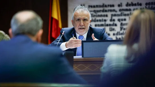 El Ministro de Política Territorial, Ángel Víctor Torres Pérez comparece ante la comisión del caso Koldo este jueves en el Senado. El Ministro de Política Territorial, Ángel Víctor Torres Pérez comparece ante la comisión del caso Koldo este jueves en el Senado./ EFE/ Zipi