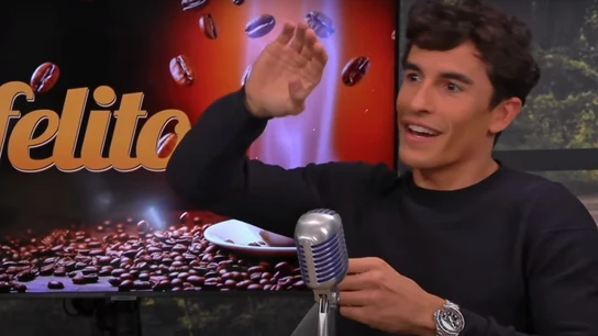 Marc Márquez, en 'El Cafelito' Marc Márquez, en 'El Cafelito'