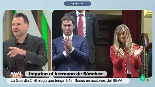 Iñaki López, a Feijóo sobre el hermano de Sánchez: "Que el presidente del PP diga que es lo peor en corrupción que hemos visto..." Iñaki López reacciona a las declaraciones de Alberto Núñez Feijóo en el que asegura que, con el caso del hermano de Pedro Sánchez, "nunca hemos vivido una situación de degradación tan fuerte como esta". Su respuesta, en este vídeo.
