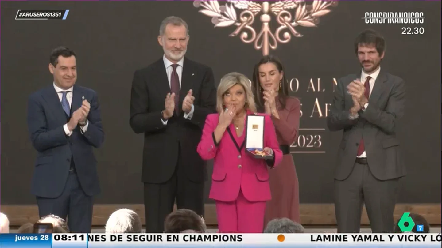 Terelu Campos, de la Medalla de Oro al Mérito de las Bellas Artes a su madre: "Me hubiera gustado que se la diera en vida" Terelu Campos, de la Medalla de Oro al Mérito de las Bellas Artes a su madre: "Me hubiera gustado que se la diera en vida"