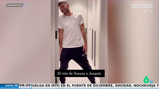 El divertido reto viral de Joaquín y su mujer, Susana Saborido: ¿es verdad que los hombres no lo pueden hacer? El divertido reto viral de Joaquín y su mujer, Susana Saborido: ¿es verdad que los hombres no lo pueden hacer?