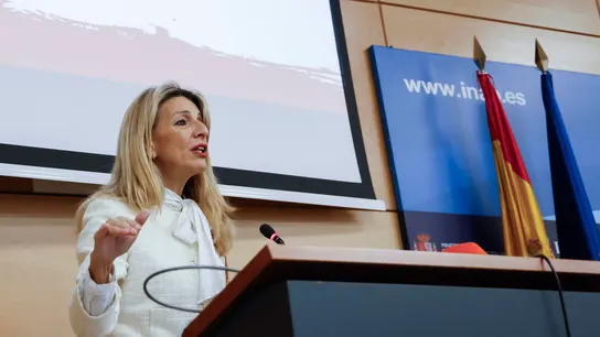 La vicepresidenta segunda del Gobierno y ministra de Trabajo y Economía Social, Yolanda Díaz. La vicepresidenta segunda del Gobierno y ministra de Trabajo y Economía Social, Yolanda Díaz.