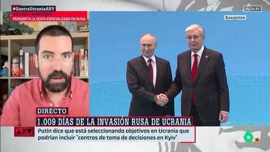 Ricardo Marquina reacciona a la amenaza de Putin: "Utilizar uno de estos misiles sobre Kyiv sería un ultimátum" Ricardo Marquina reacciona a la amenaza de Putin: "Utilizar uno de estos misiles sobre Kyiv sería un ultimátum"