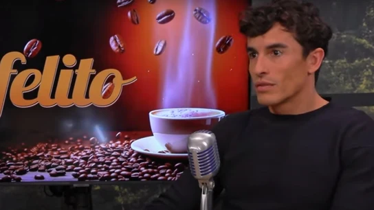 Marc Márquez, en 'El Cafelito' Marc Márquez, en 'El Cafelito'
