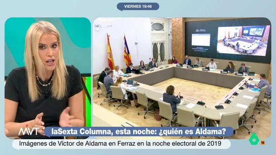 Afra Blanco, sobre Aldama: "A los corruptores y comisionistas les doy cero veracidad hasta que aporten pruebas" "Los comisionistas no entienden de siglas políticas, entienden de pasta y punto pelota", comenta Afra Blanco en este vídeo tras ver las imágenes de laSexta Columna de Aldama en la fiesta electoral del PSOE en 2019 y junto a una bandera franquista.