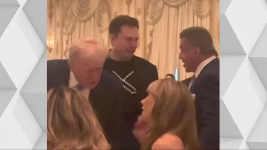 Aquelarre trumpista por Acción de Gracias Donald Trump, Elon Musk, Sylvester Stallone juntos en Mar a Lago