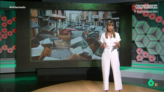 Sandra Sabatés aclara la afirmación de Mazón sobre los paquetes de ayuda del Gobierno: "Es un bulo, no refleja la realidad" El presidente de la Comunidad Valenciana ha afirmado que gran parte de las ayudas son "préstamos a devolver con intereses". La presentadora explica que de los 16.648 millones de euros de ayuda solo 5.000 millones son créditos del ICO.