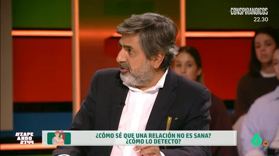 El psicólogo Arun Mansukhani explica cómo podemos saber que estamos en una relación tóxica El psicólogo se remite a la teoría del apego para indicar cómo podemos saber que no estamos dentro de una relación sana. Mansukhani apunta a dos características: "Base segura, refugio seguro".