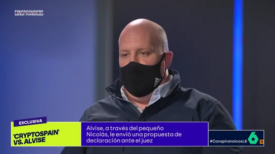 CryptoSpain desvela que el 'Pequeño Nicolás' trabaja para 'Se acabó la fiesta' Álvaro Romillo 'Cryptospain' desvela en su entrevista con Ana Pastor que Francisco 'el Pequeño Nicolás' trabaja actualmente para el partido del agitador Alvise Pérez y que incluso "me ha ofrecido defensa de abogados".