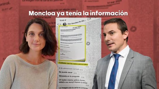 A la izquierda en la imagen, Pilar Sánchez Acera; a la derecha, Juan Lobato A la izquierda en la imagen, Pilar Sánchez Acera; a la derecha, Juan Lobato