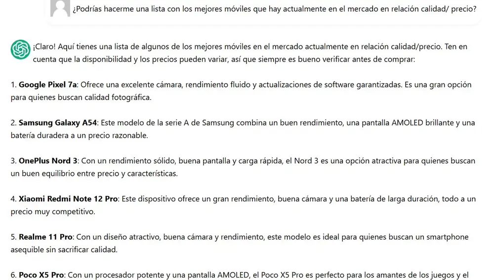 Conversación con ChatGPT Conversación con ChatGPT