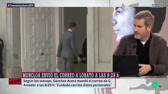 Urquizu ve con "tristeza" la situación a la que se enfrenta Lobato: "Ha sido una persona muy respetuosa en la crítica" Urquizu ve con "tristeza" la situación a la que se enfrenta Lobato: "Ha sido una persona muy respetuosa en la crítica"