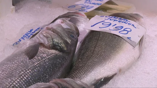 Pescado en un mercado de Bilbao Pescado en un mercado de Bilbao