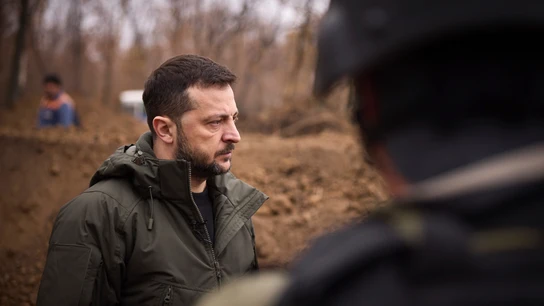 El presidnte de Ucrania, Volodímir Zelenski El presidnte de Ucrania, Volodímir Zelenski