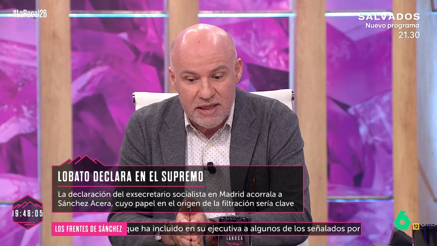 ¿Se enfrenta Juan Lobato a un delito por revelación de secretos? El magistrado Ignacio González Vega lo explica en La Roca ¿Se enfrenta Juan Lobato a un delito por revelación de secretos? El magistrado Ignacio González Vega lo explica en La Roca