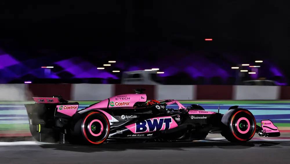 Esteban Ocon abandonó tras el accidente con Colapinto Esteban Ocon abandonó tras el accidente con Colapinto