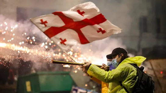 Manifestación en Georgia Manifestación en Georgia