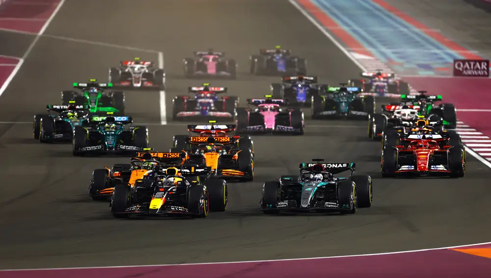 Verstappen se puso primero en la frenada Verstappen se puso primero en la frenada