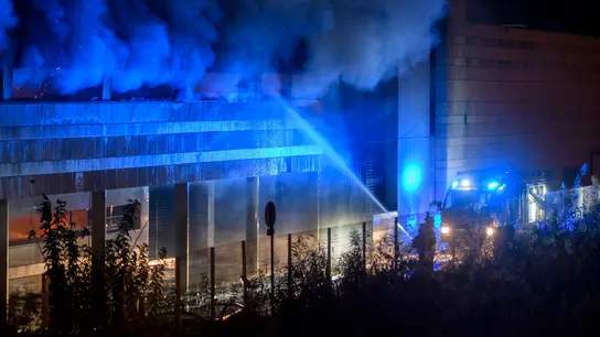 Incendio en el Auditorio Rocío Jurado de Sevilla Incendio en el Auditorio Rocío Jurado de Sevilla
