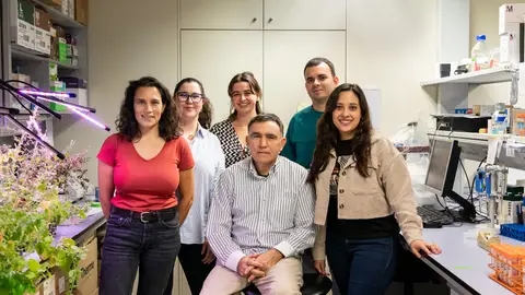 El grupo de investigadores españoles El grupo de investigadores españoles