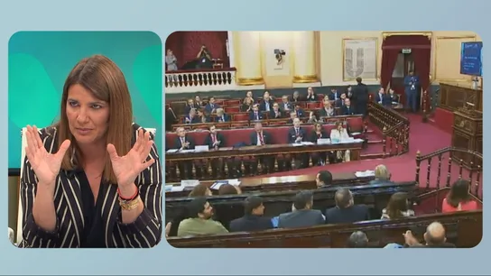 María Claver defiende la celebración de la cumbre antiabortista en el Senado: "No puedes vetar el derecho al debate" María Claver defiende la celebración de la cumbre antiabortista en el Senado: "No puedes vetar el derecho al debate"