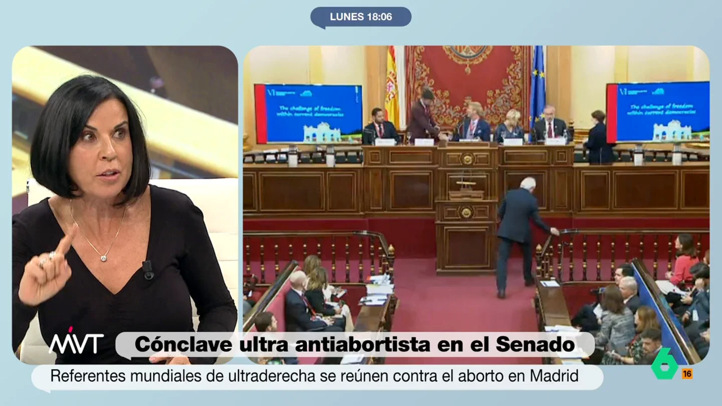 Beatriz de Vicente, a los antiabortistas: "La personalidad la otorga la vida independiente del seno materno, antes no hay persona" Beatriz de Vicente responde en este vídeo a los líderes ultras antiabortistas que se han dado cita en el Senado y recuerda la "doble victimación" de los niños nacidos de violaciones: "Son hijos de una violación y sus madres los desechan".