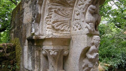 Detalle del Monasterio de Santa Cristina de Ribas de Sil