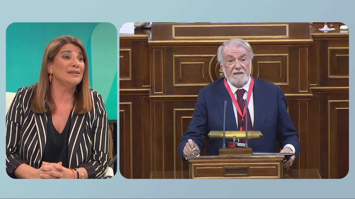 María Claver ironiza sobre la cumbre antiabortista: "Nos van a tener que hacer un esquema para saber cuándo se lucha y cuándo no contra la extrema derecha" María Claver ironiza sobre la cumbre antiabortista: "Nos van a tener que hacer un esquema para saber cuándo se lucha y cuándo no contra la extrema derecha"