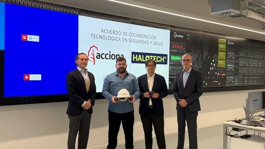 Presentación del acuerdo entre Acciona y Halotech. Presentación del acuerdo entre Acciona y Halotech.