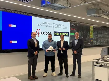 Presentación del acuerdo entre Acciona y Halotech. Presentación del acuerdo entre Acciona y Halotech.