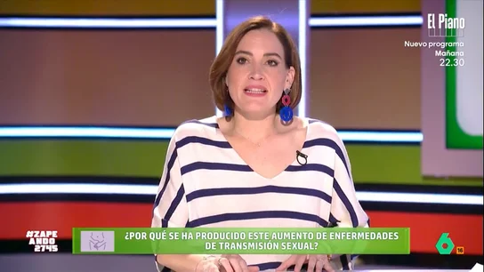 Boticaria García detalla por qué han aumentado las infecciones de transmisión sexual: "Hay un cóctel de factores" La farmacéutica indica que "entre 2021 y 2023 se ha producido un aumento brutal de la gonorrea y la sífilis", especialmente entre los más jóvenes, algo que Boticaria considera "muy preocupante".