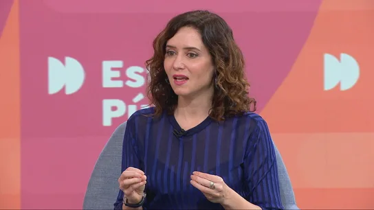 Isabel Díaz Ayuso, en Espejo Público. Isabel Díaz Ayuso, en Espejo Público.