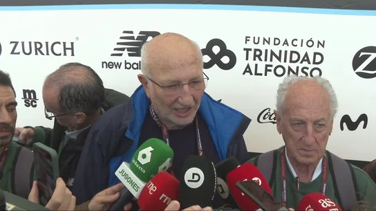 El presidente de Mercadona carga contra los políticos Juan Roig en su intervención ante los medios durante la maratón de Valencia