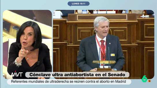 El tajante mensaje de Beatriz de Vicente a los líderes ultras en contra de la eutanasia: "Que no le toque a usted" "Escuchen a alguien que tiene una enfermedad degenerativa, terminal y dolorosa que tiene que morir agonizando porque hay un señor que considera que la eutanasia es terrible", comenta Beatriz de Vicente en este vídeo.