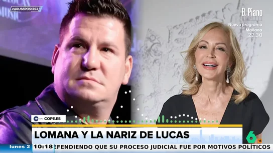 Carmen Lomana, sobre la 'nueva nariz' viral de Lucas, de 'Andy y Lucas': "¡Qué le importa a la gente!" Carmen Lomana, sobre la 'nueva nariz' viral de Lucas, de 'Andy y Lucas': "¡Qué le importa a la gente!"