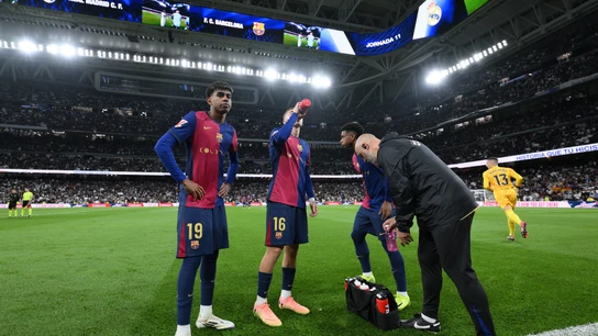 Lamine Yamal, en el Bernabéu Lamine Yamal, en el Bernabéu