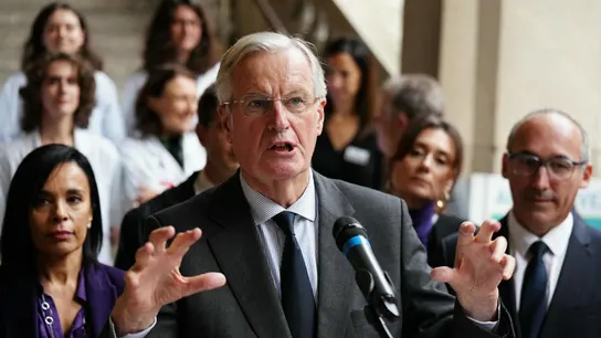 Imagen de Archivo del primer ministro francés, Michel Barnier. Imagen de Archivo del primer ministro francés, Michel Barnier.