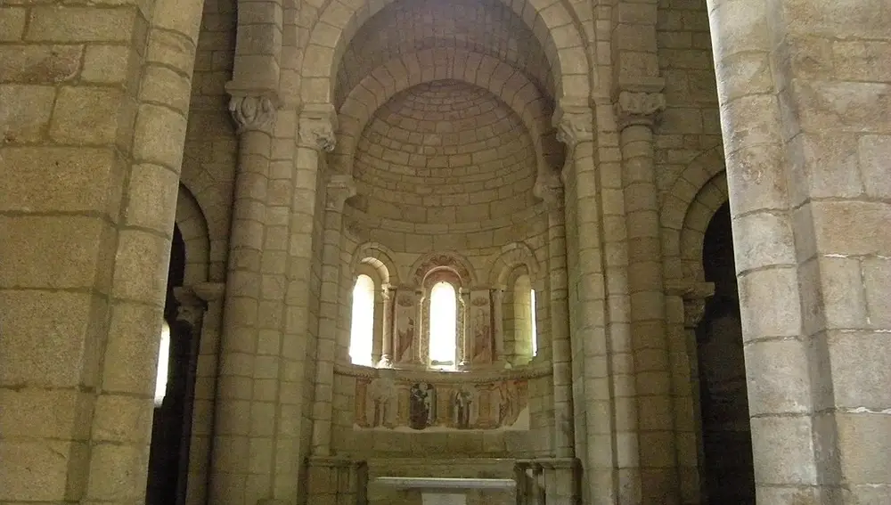 Interior del Monasterio de Santa Cristina de Ribas de Sil Interior del Monasterio de Santa Cristina de Ribas de Sil