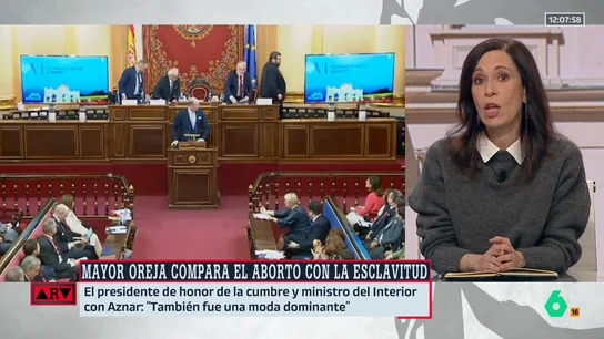 Ángeles Caballero, cumbre ultra en el Senado Ángeles Caballero, cumbre ultra en el Senado