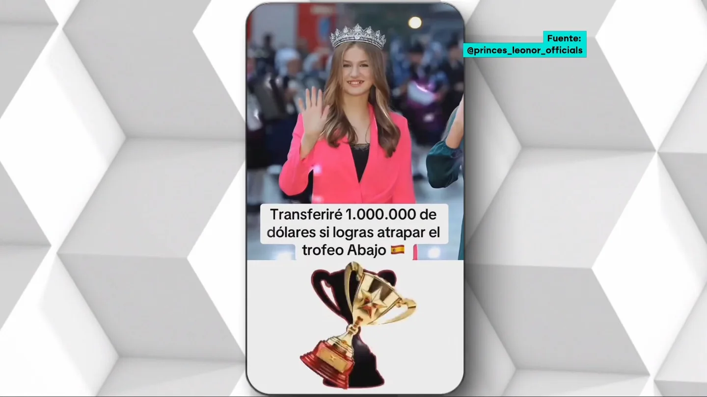 La princesa Leonor, el nuevo gancho para estafas a través de redes sociales en Latinoamérica La princesa Leonor, el nuevo gancho para estafas a través de redes sociales en Latinoamérica