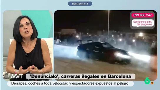 Beatriz de Vicente, sobre las carreras ilegales: "Habría que dar una alternativa a este colectivo; hay accidentes mortales" Beatriz de Vicente reflexiona en este vídeo sobre las carreras ilegales en Barcelona y asegura que, aunque hay todo "un movimiento cultural", se producen "accidentes mortales". Además denuncia cierta "pasividad de las autoridades".