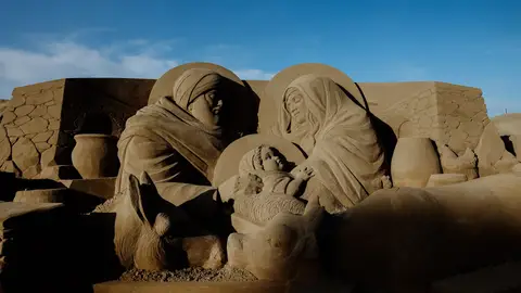 El Nacimiento. Belén de Arena de Las Canteras 2024 El Nacimiento. Belén de Arena de Las Canteras 2024