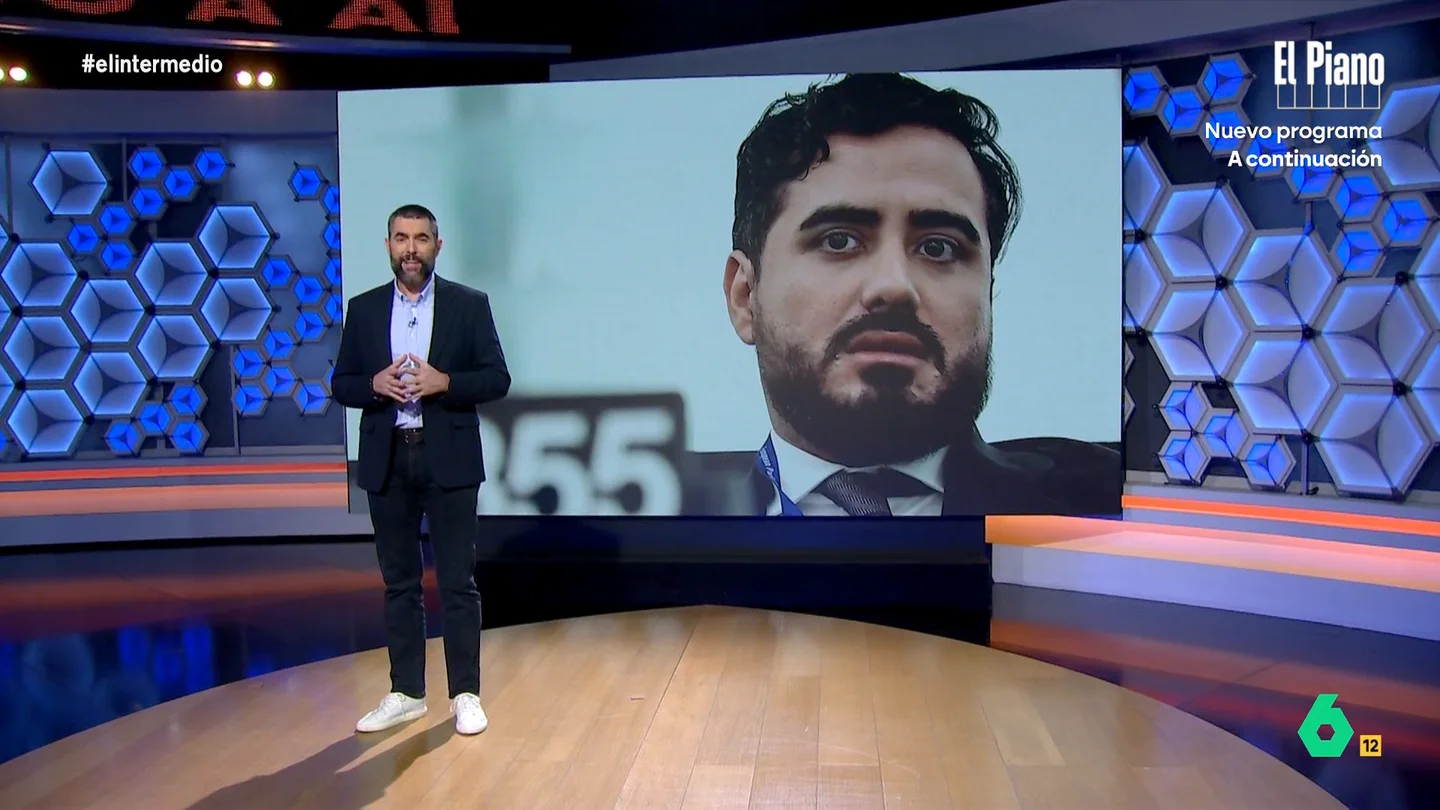 La reacción de Dani Mateo tras llamar 'Cryptospain' a Alvise Pérez "corrupto del Shein": "Podría haber sido del 'Temu'" La reacción de Dani Mateo tras llamar 'Cryptospain' a Alvise Pérez "corrupto del Shein": "Podría haber sido del 'Temu'"