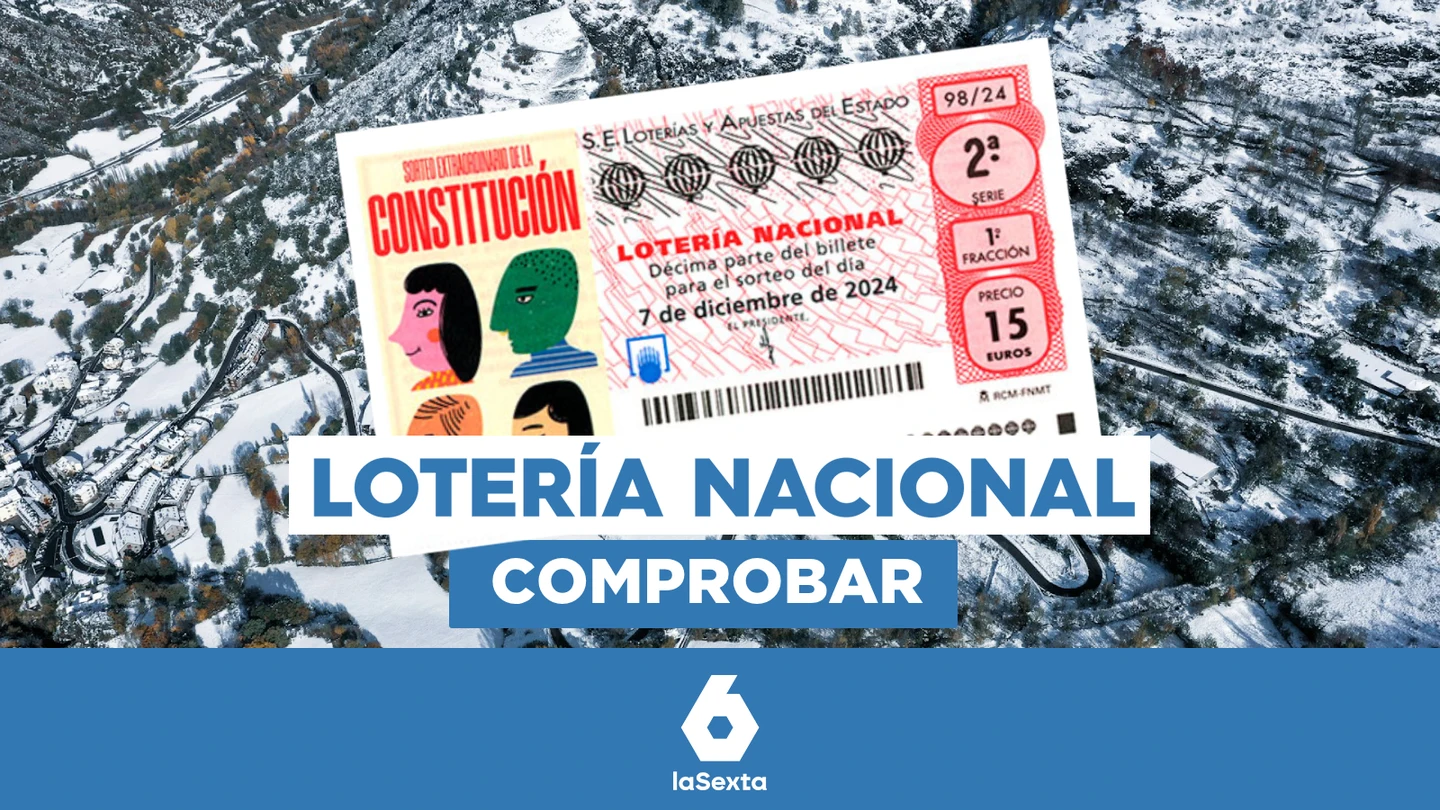Lotería Nacional | Comprobar el resultado del sorteo de hoy, sábado 7 de diciembre de 2024 Lotería Nacional | Comprobar el resultado del sorteo de hoy, sábado 7 de diciembre de 2024