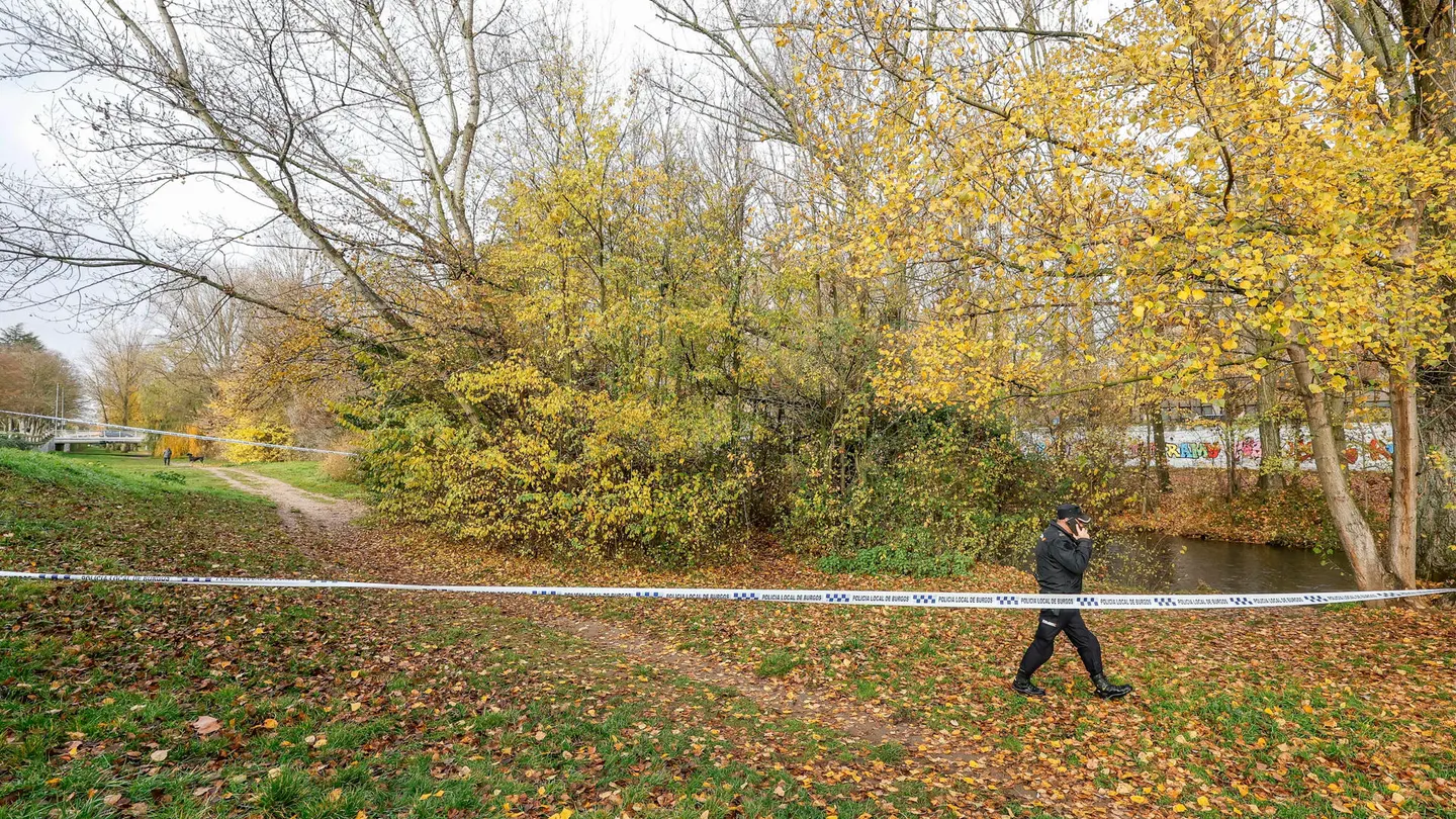 El lugar donde hallaron el cuerpo sin vida de un bebé recién nacido en el río Arlanzón El lugar donde hallaron el cuerpo sin vida de un bebé recién nacido en el río Arlanzón