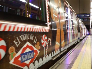 El tren de la Navidad de Metro de Madrid